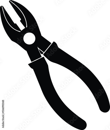 pliers on white background.eps