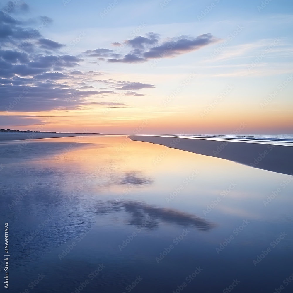 Fototapeta premium sunset over the sea