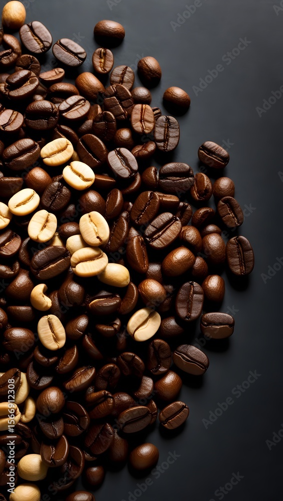 Fototapeta premium roasted coffee beans