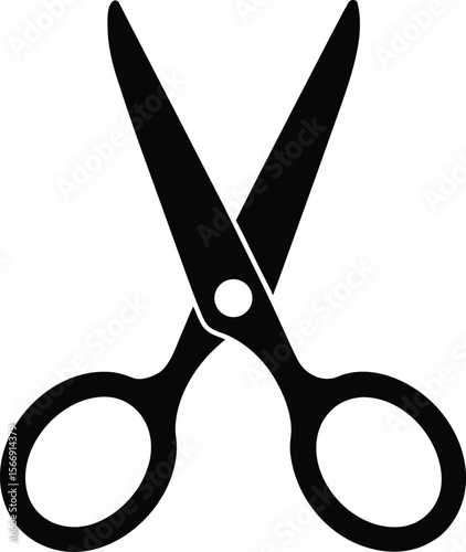scissors on white background.eps