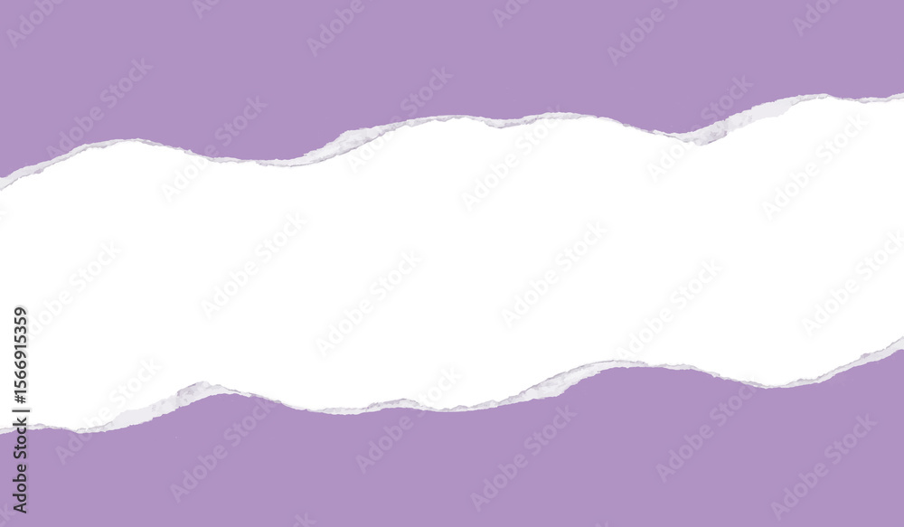 Obraz premium pink background with white paper. White blank background with blue ripped paper as a frame. Torn Paper Design Background Vector