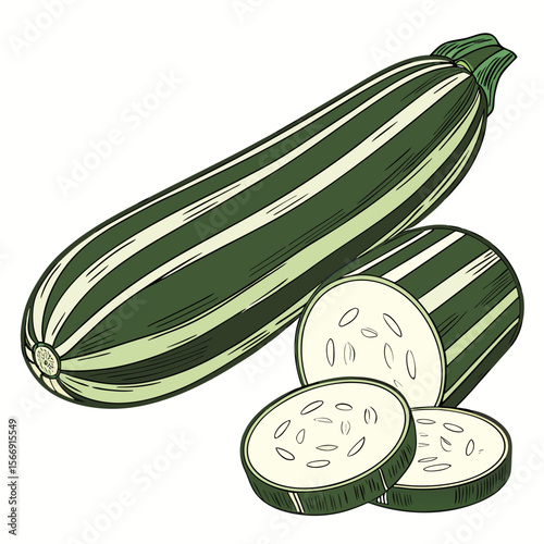 vegetables on a white