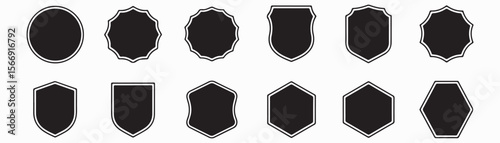 Laurel wreath, shield, wing, ribbon, and banners vector set. Laurel wreaths, shields, wings, ribbons illustration for awards, heraldry, logos, badges, and branding designs