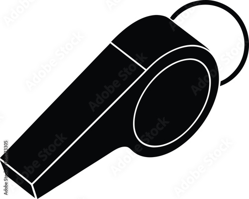 whistle on white background.eps