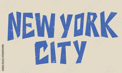 New york city typography design for poster, sticker, apparel and others.	City typography.