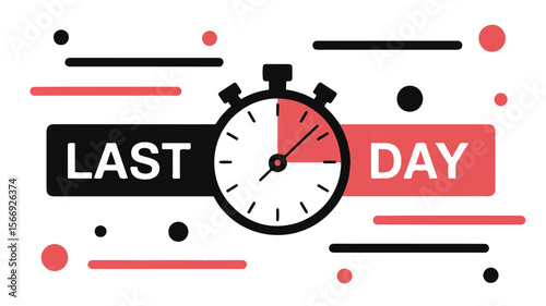 Time for action, time to go, the retro red alarm clock is ringing its bell, signaling a morning deadline