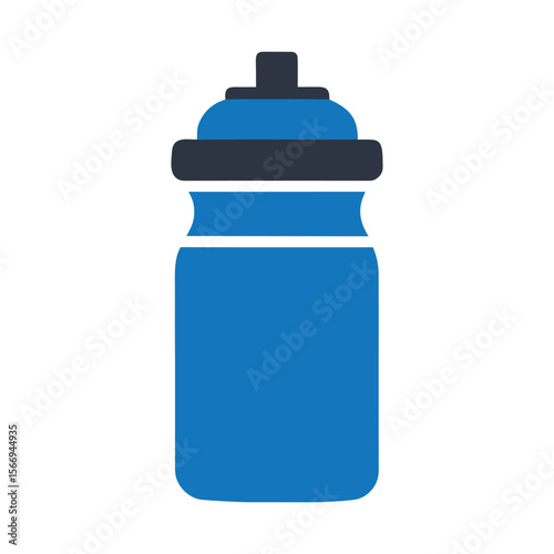 Simple Icon of Plastic Sports Drink Bottle