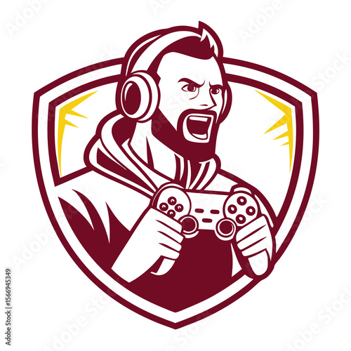 Gamer with headphones and controller (3)
