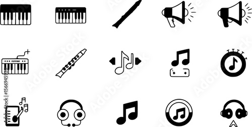 Music vector
