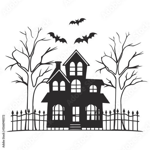 Spooky Haunted House Design