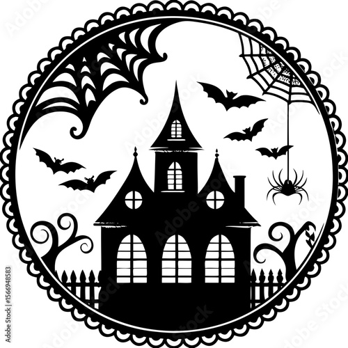 Haunted Mansion Halloween Art 