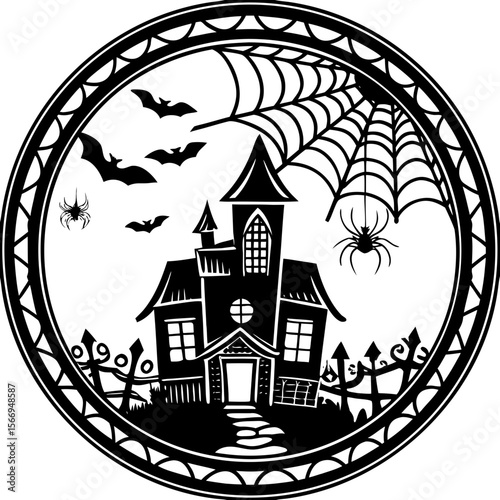 Haunted Mansion Halloween Art 
