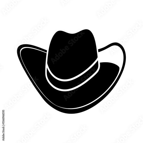 cowboy hat icon silhouette on white background (1).svg