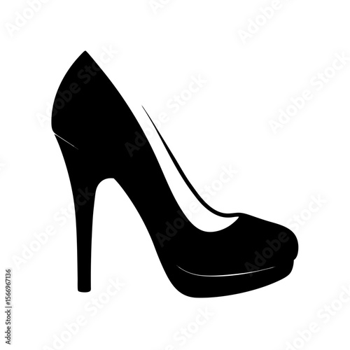 high heels icon silhouette on white background (1).svg