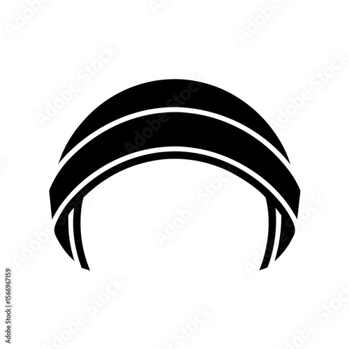 headband icon silhouette on white background (3).svg