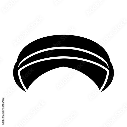 headband icon silhouette on white background (1).svg