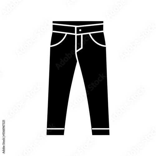 jeans icon silhouette on white background (1).svg