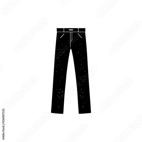 jeans icon silhouette on white background (3).svg