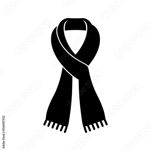scarf icon silhouette on white background (1).svg