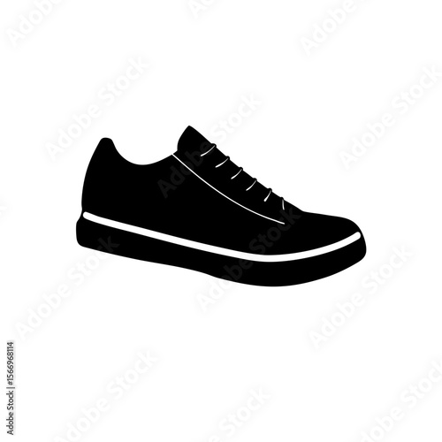 sneakers icon silhouette on white background (1).svg