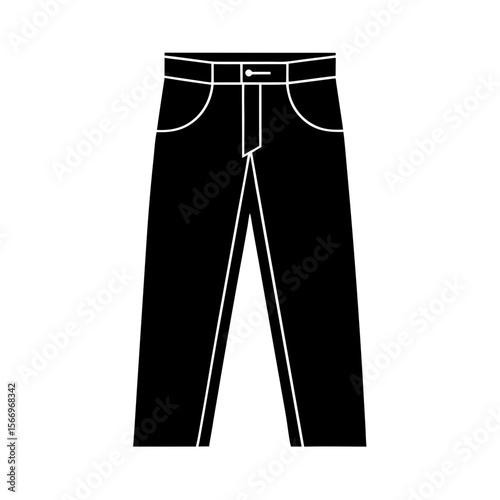 trousers icon silhouette on white background (2).svg