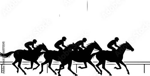Mountain Ridershorse riding, mountain vector bundle