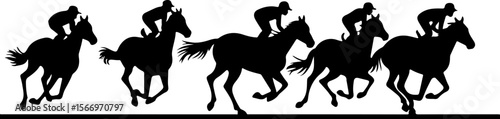Mountain Ridershorse riding, mountain vector bundle