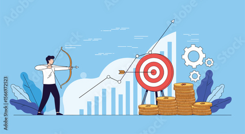 Achieving business growth through strategic goal setting and data analysis for successful financial performance