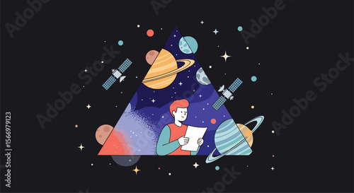 Exploring the vast universe discovering new planets and stars in an amazing cosmic adventure journey through space