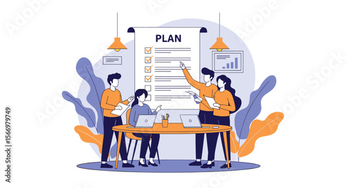 Team collaboration and strategic planning for business growth and project success