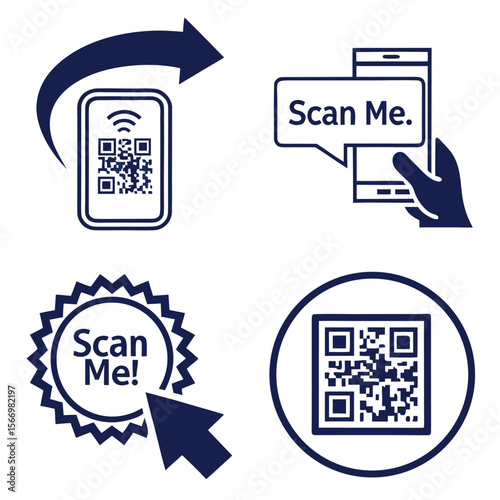 With phones showing QR code, scanning becomes necessary for accessing important data online today