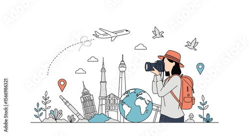Explore the wonders of the world capturing memories with your camera on an unforgettable adventure