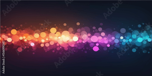 abstract blurred light element that can be used for cover decoration bokeh background vector (1)