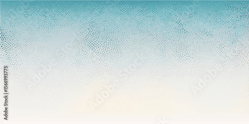 Abstract blue grunge textured background with vintage watercolor and winter elements