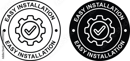 Easy Installation Label