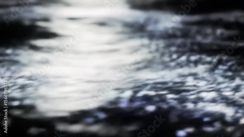 Abstract Water Surface with Light Reflections Creates Atmospheric and Beautiful Motion