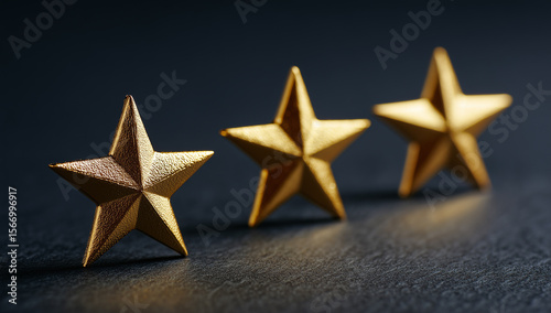 Three Gold Star Rating

