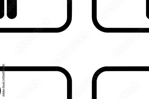 Collection of black and white restroom icons representing gender accessibility and facilities available