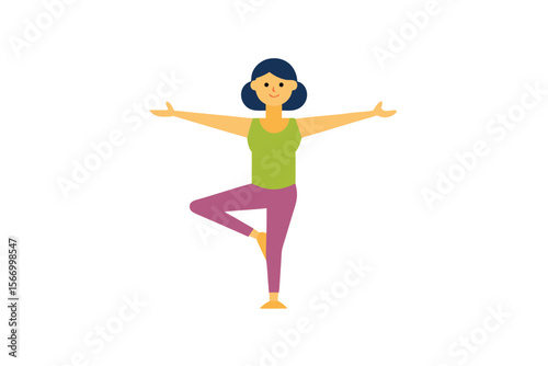 -young-woman-practicing-doing-standing-yoga-balanc.eps