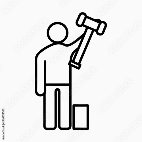 Person Holding a Gavel in a Symbolic Action for Legal Blogs, Justice Awareness Websites, Legal Education Content, and Advocacy Articles  