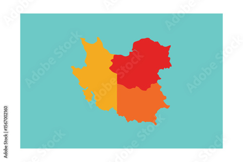 -iran-map-with-highlighted-provinces-on-background.eps