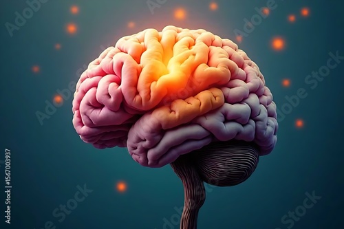 3d rendered illustration of a brain