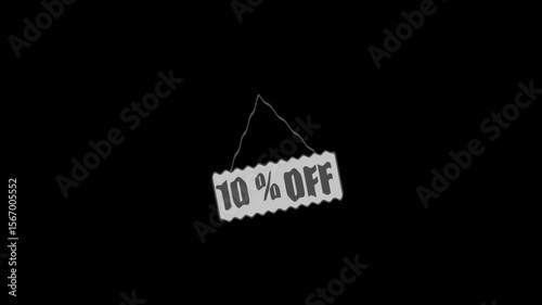 Special offer discount tags and shop now Special Offer! 10% Off Sale Tag Animation: design, discount store, finance, for sale gift box best price, super sale, price label animation 10% Off Sale..