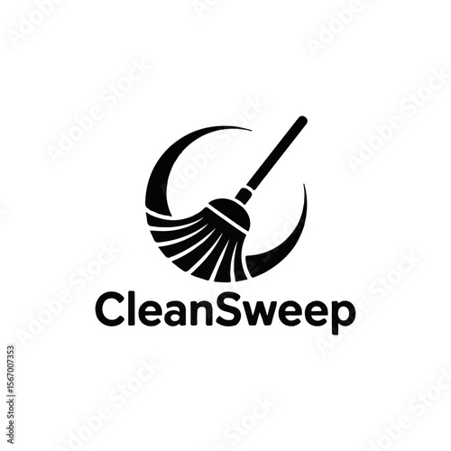 Home cleaning logo vector design