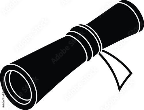diploma on white background.eps