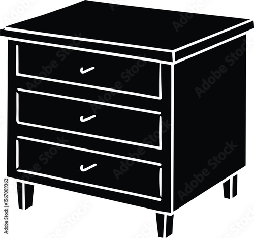 drawer on white background.eps