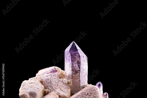 Tableau sur toile Amethyst, on microcline