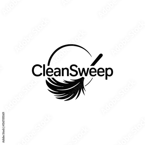Home cleaning logo vector design