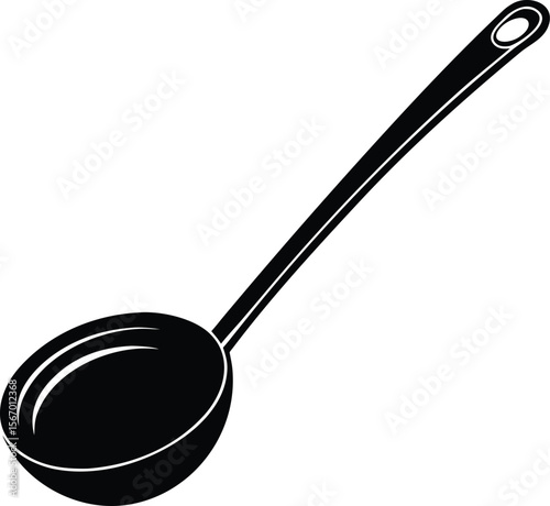 ladle on white background.eps