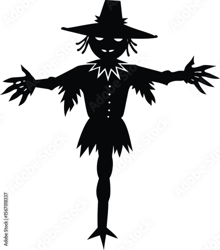 scarecrow on white background.eps